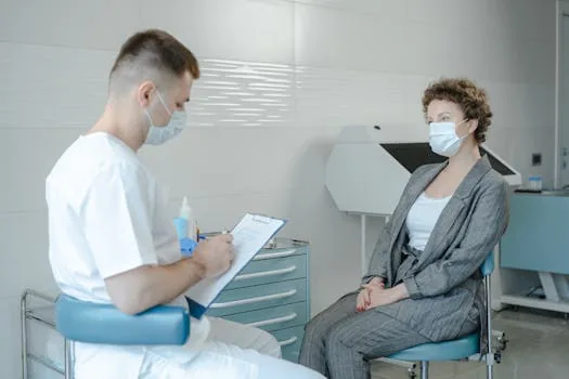 doctor woman consultation clinic health checkup