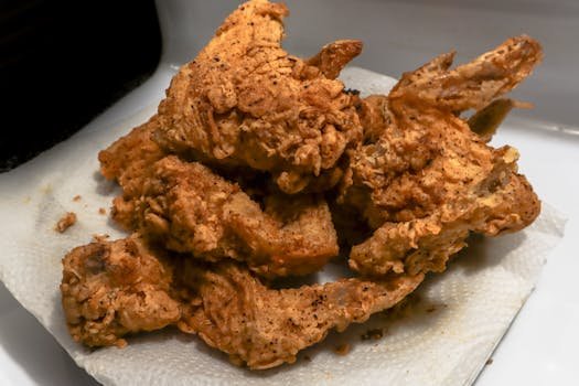 korean fried chicken crispy golden batter beer glass