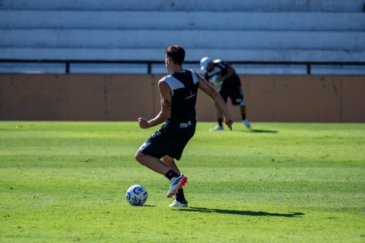 soccer player pressure competition football training