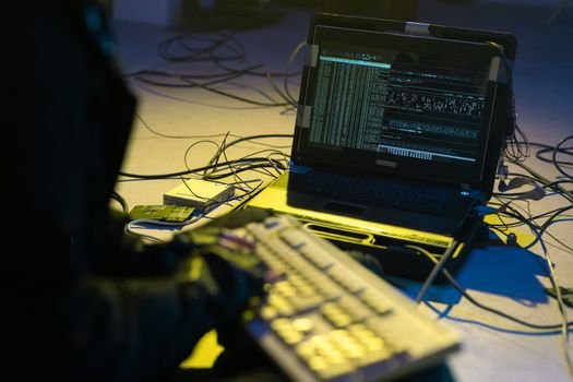 laptop computer hacker security breach dark