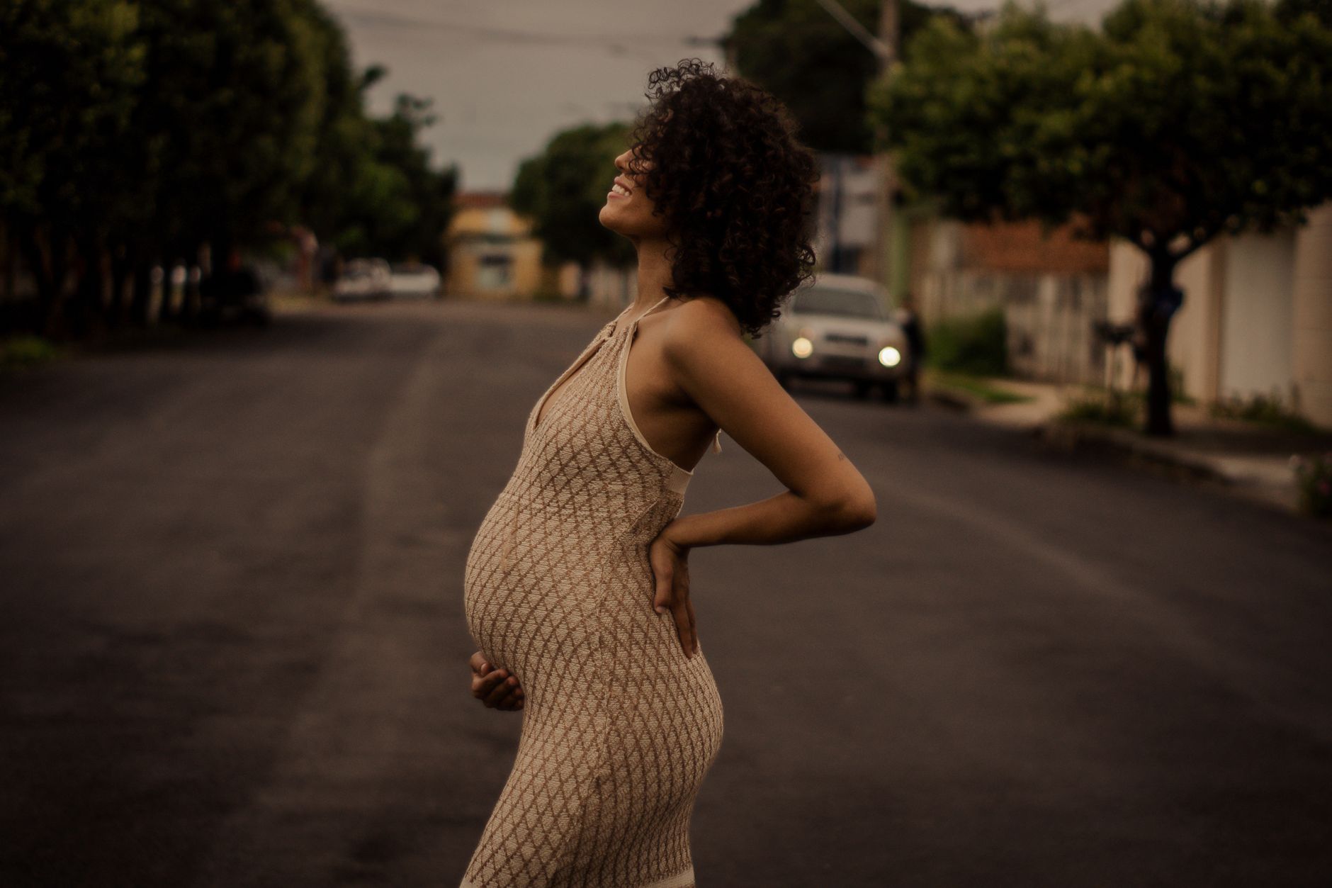 pregnant woman happy maternity lifestyle