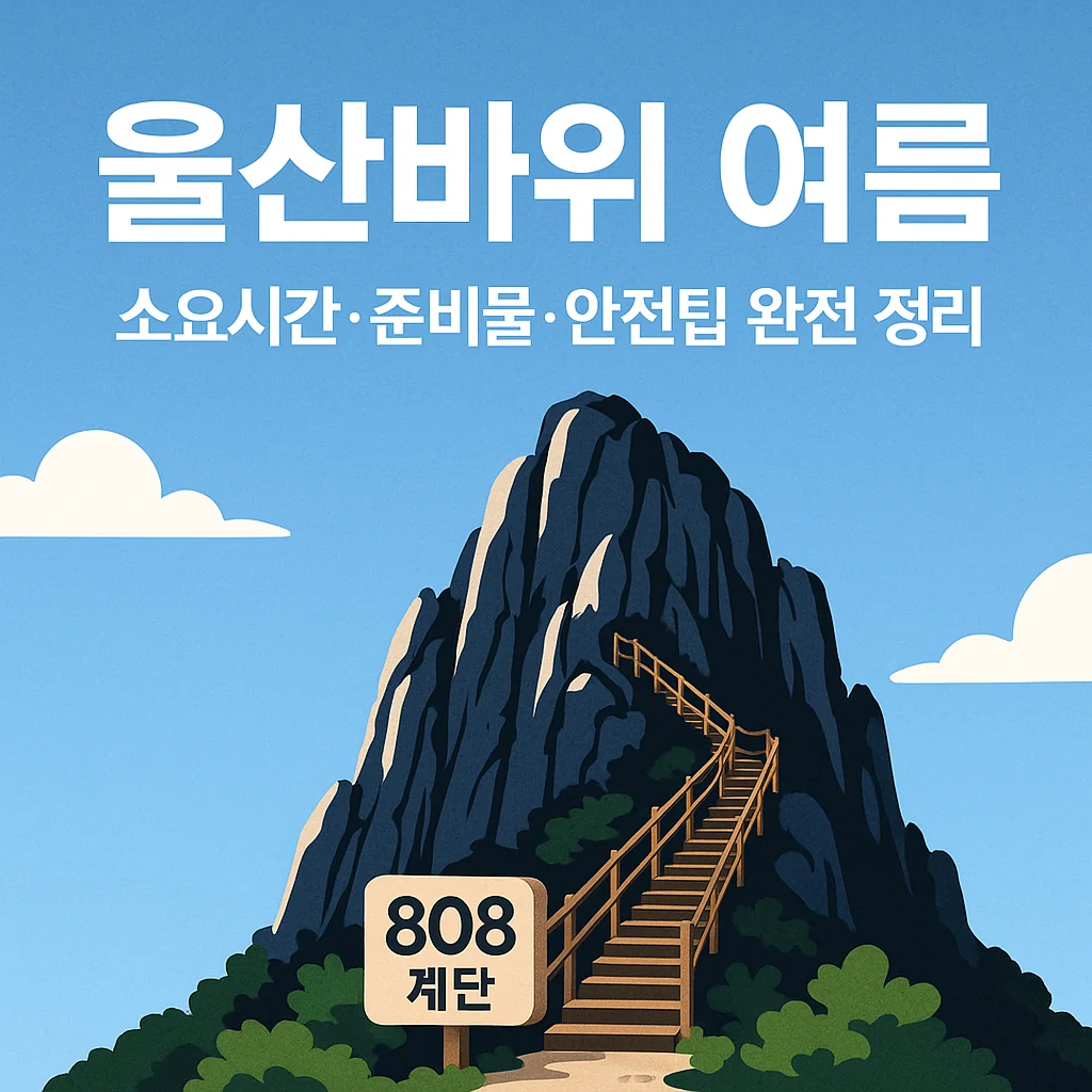 울산바위 여름 소요시간·준비물·안전팁 완전 정리