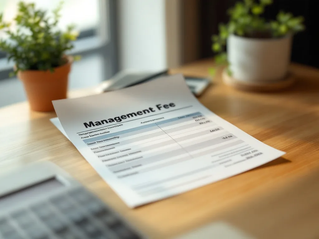 apartment management fee statement