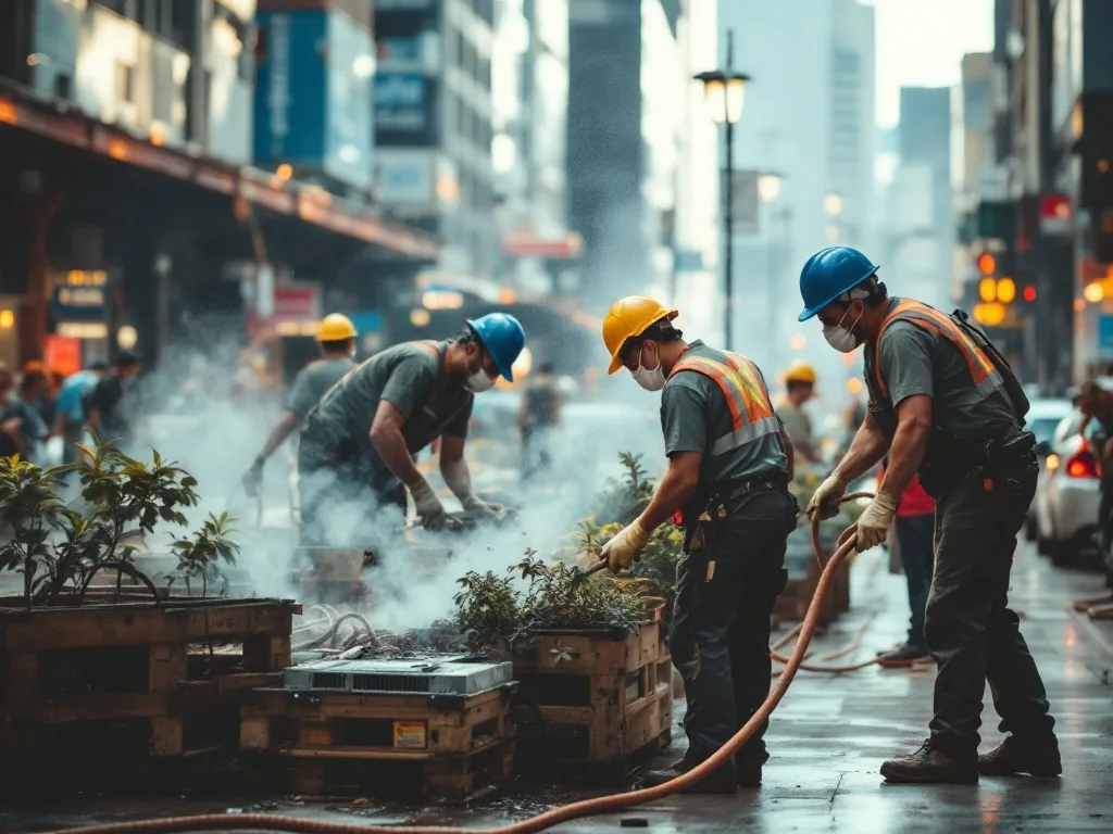 heatwave city workers cooling center summer