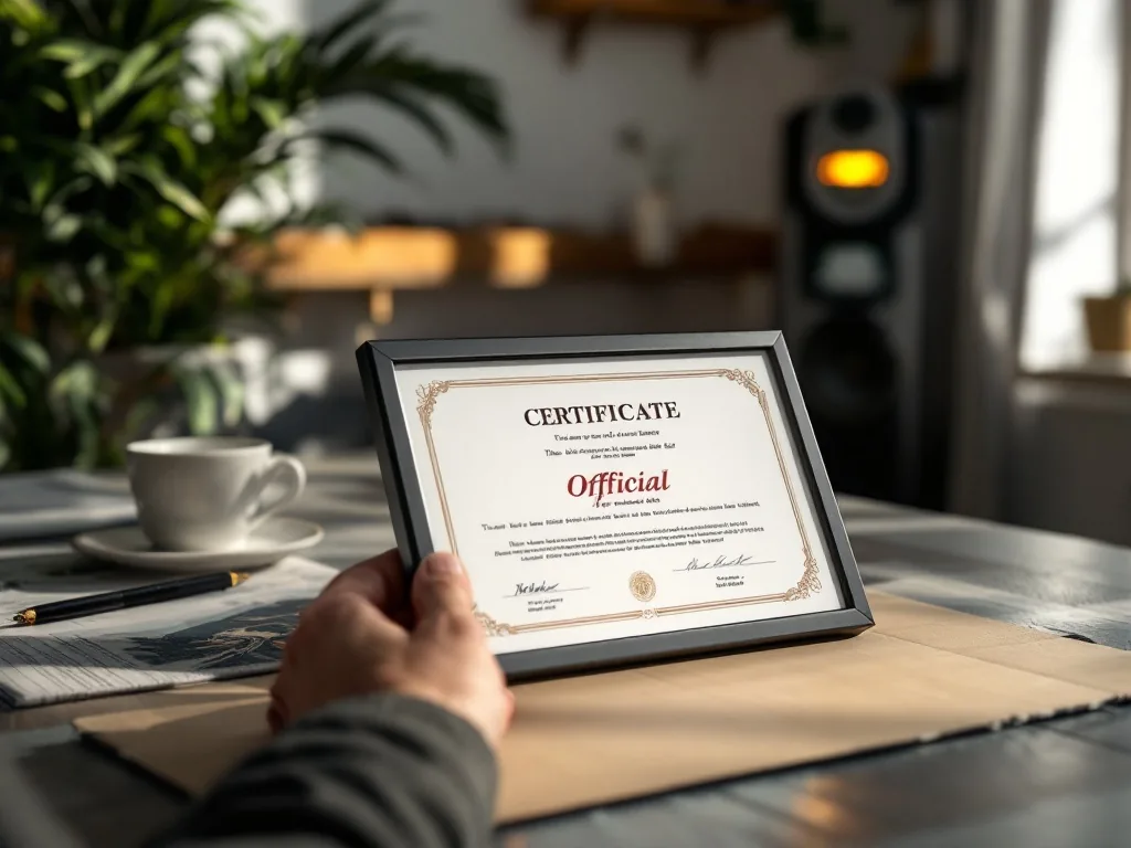 home printer official certificate printing error