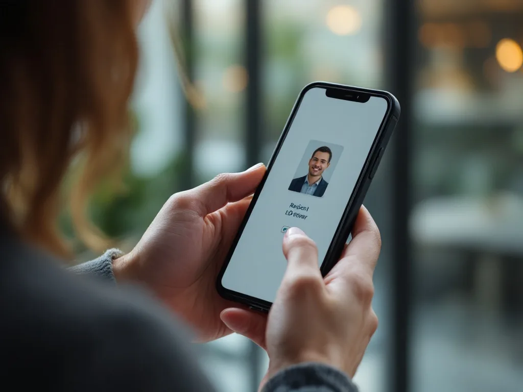 mobile resident ID app verification