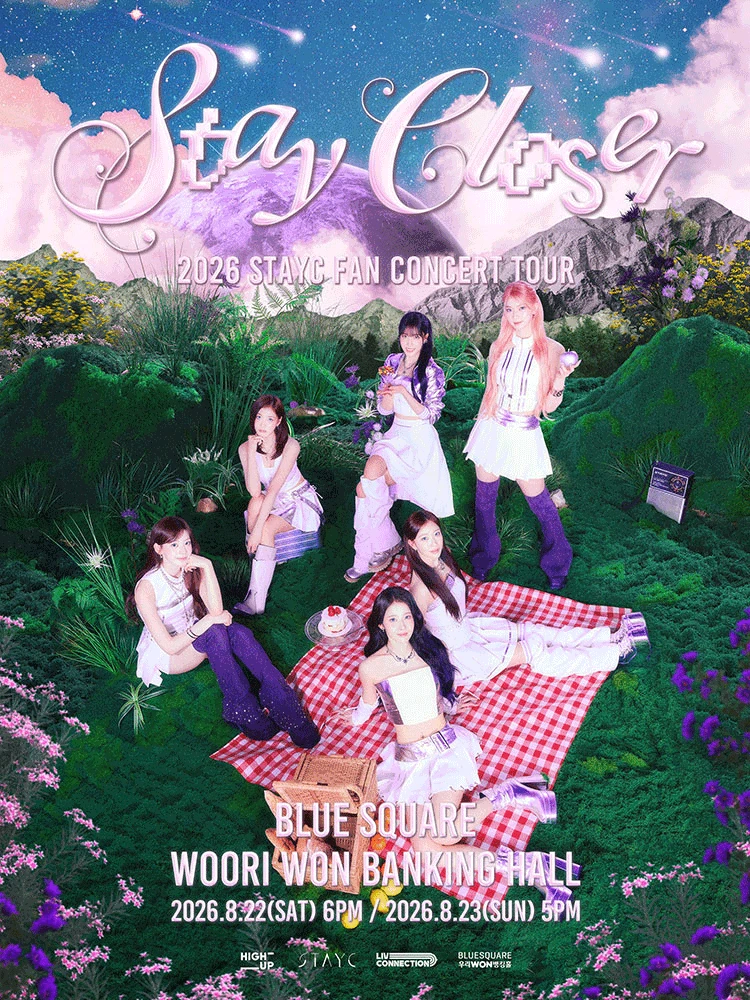 2026 STAYC FAN CONCERT TOUR STAY CLOSER 공식 포스터
