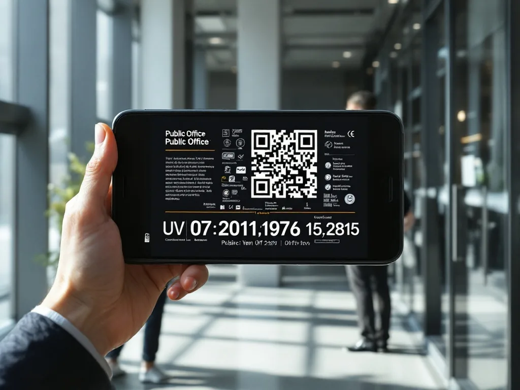 public office mobile ID QR scan