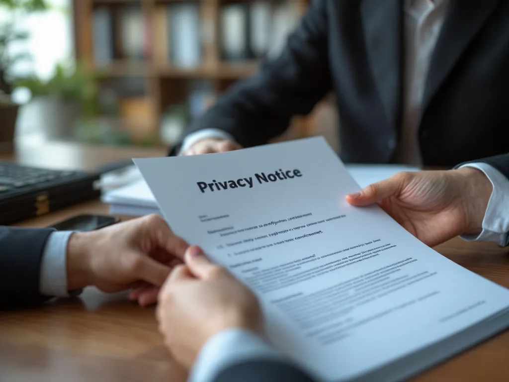 Korean applicant checking privacy notice and employment document submission folder before sending certificate, realistic administrative desk | 범죄경력회보서 제출 전 용도와 제출처를 확인하는 장면 | 민감한 서류라 제출 목적과 제출 방식부터 맞춰야 합니다