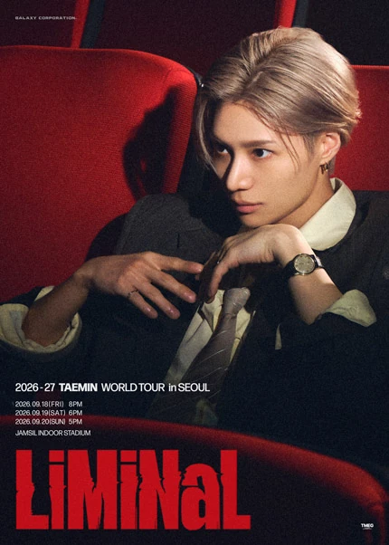 2026-27 TAEMIN WORLD TOUR LiMiNaL in SEOUL 공식 포스터