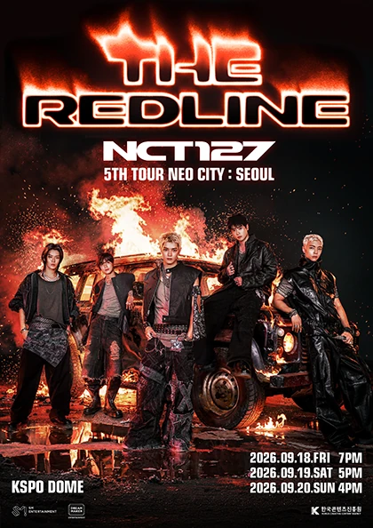 NCT 127 THE REDLINE 서울 공식 포스터