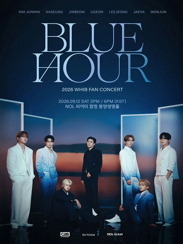 2026 WHIB FAN CONCERT BLUE HOUR 공식 포스터