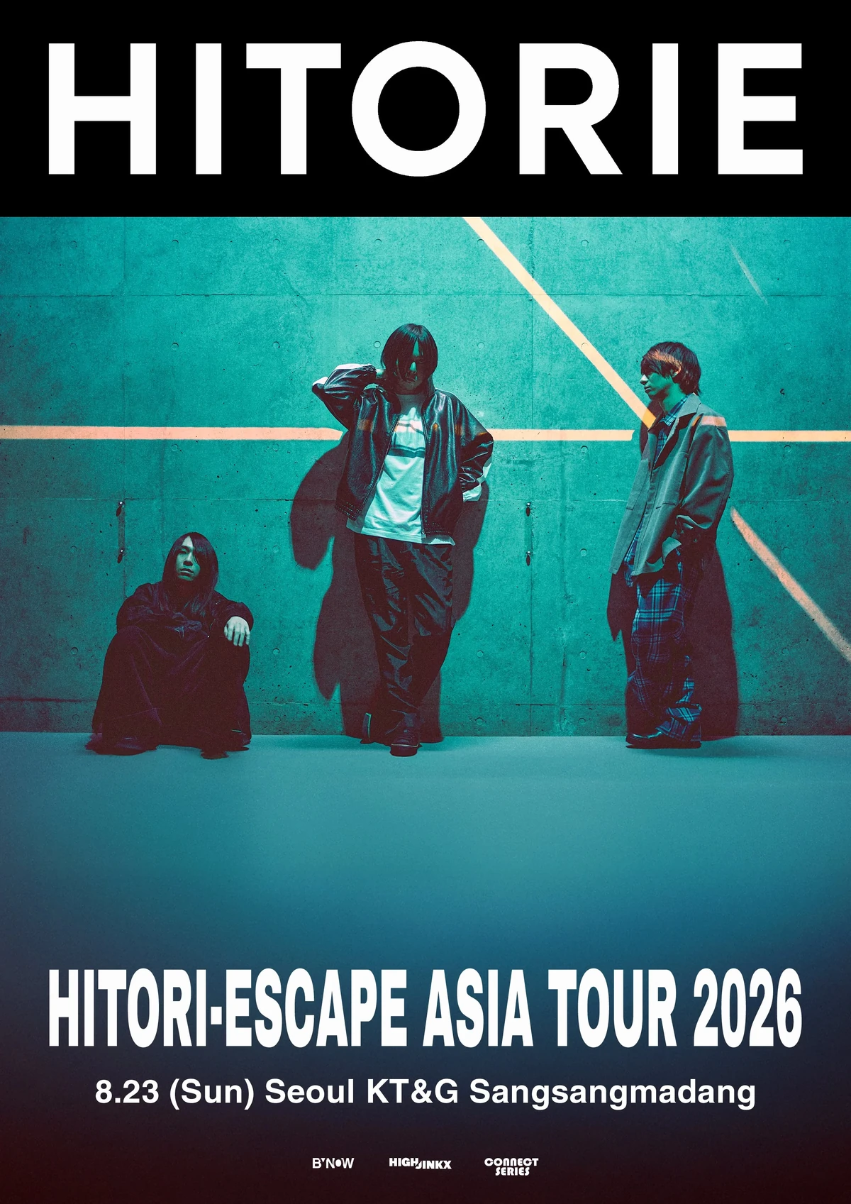 HITORIE HITORI-ESCAPE ASIA TOUR 2026 in SEOUL 공식 포스터