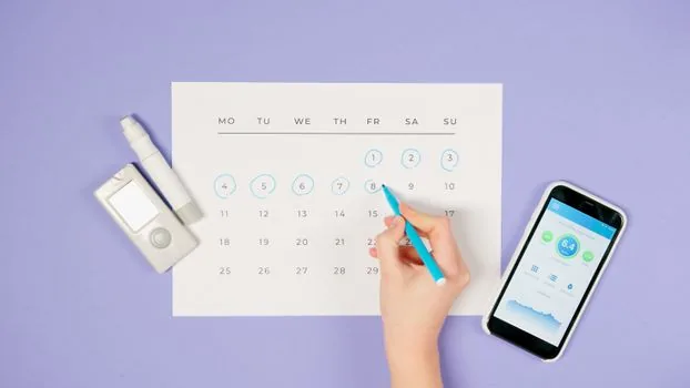Korean family member checking health insurance treatment history on smartphone beside medical papers, calm home desk scene | 가족 진료내역과 제출 서류를 구분해 확인하는 장면