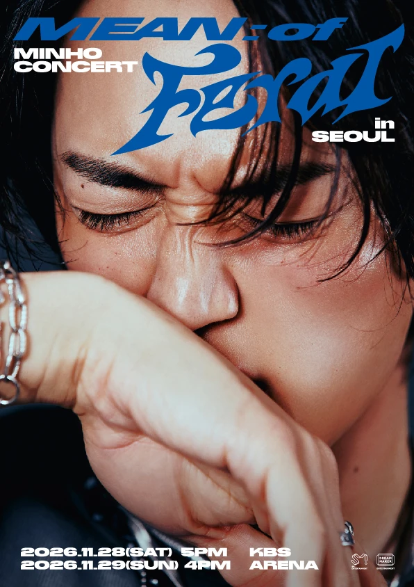 MINHO CONCERT MEAN of feral 서울 공식 포스터