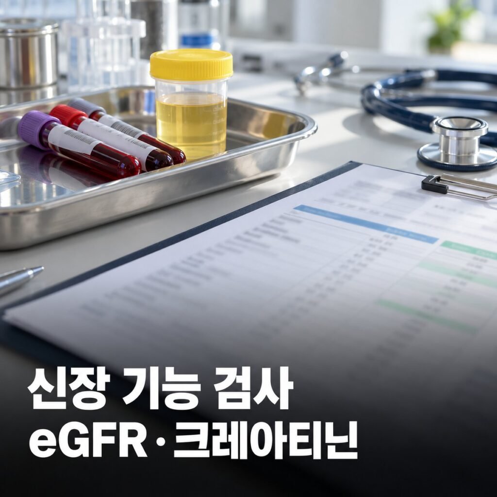 신장 기능 검사 eGFR·크레아티닌 정상 범위, 건강검진 판정 기준과 요단백 함께 보는 법