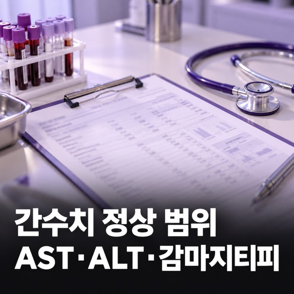 간수치 AST·ALT·감마지티피 정상 범위, 건강검진 판정 구간과 수치가 높을 때 확인할 것