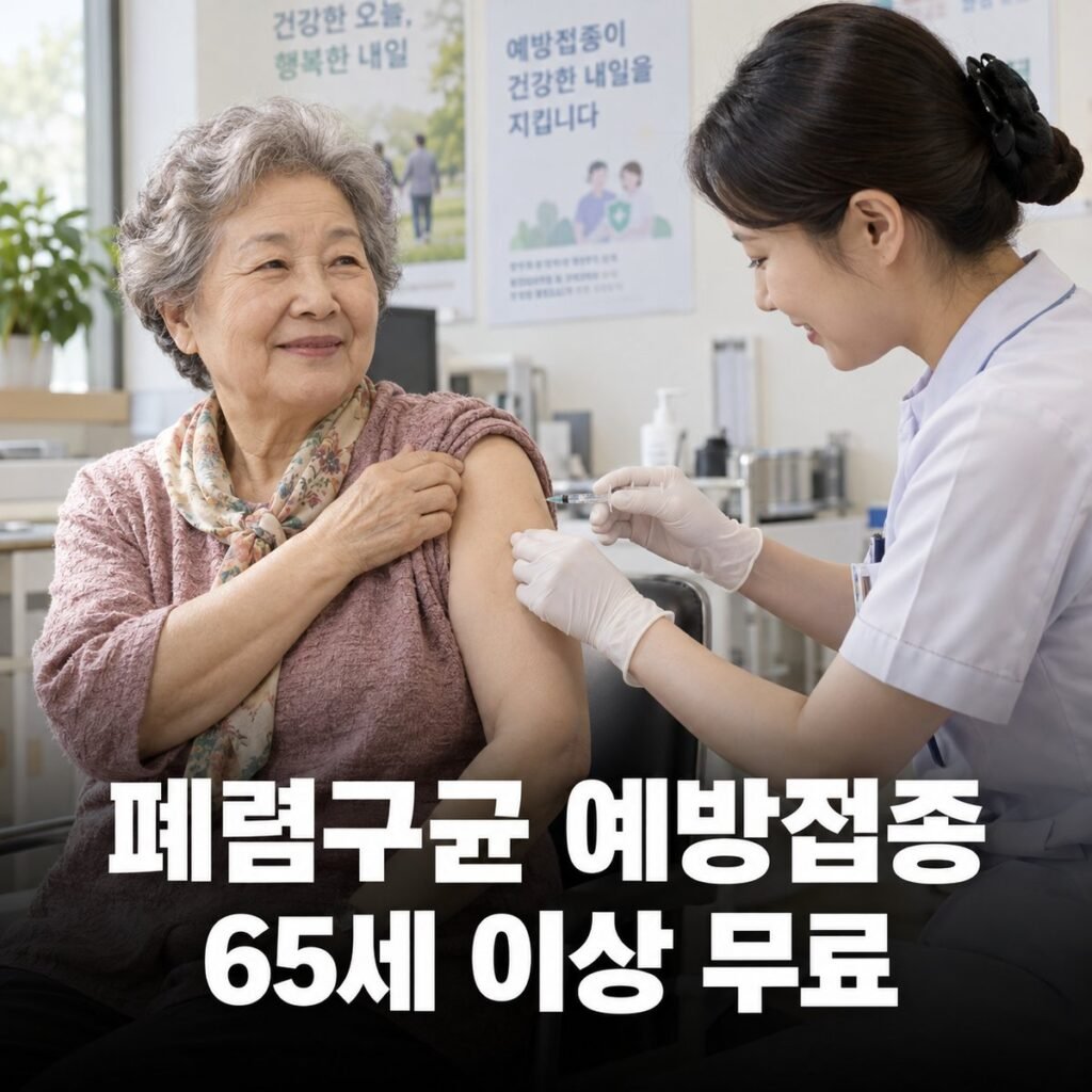 폐렴구균 예방접종, 65세 이상은 PPSV23 국가지원 — 대상·병원 찾는 법